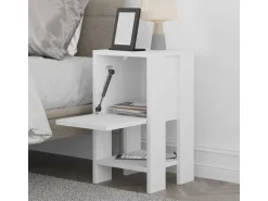 Table de chevet en bois