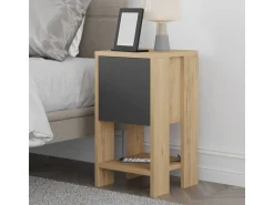 Table de chevet en bois 