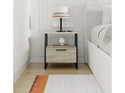 Table de chevet en bois 