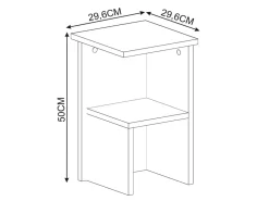 Table de chevet en bois 