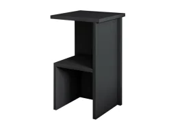 Table de chevet en bois "Roisin" - 30 x 30 x 50 cm - Gris anthracite