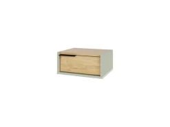 Table de chevet murale en bois