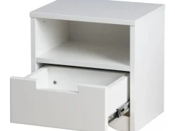 Table de chevet pour enfants "Classic" -40,5 x 39,5 x 30,5 cm- Blanc