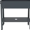 Table de rempotage "Hibiscus" - 82 x 43 x 83 cm - Anthracite