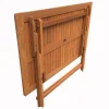 Table et chaises de jardin en bois exotique "Hongkong 4" - Maple - Marron clair