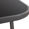 Table et chaises de jardin en textilène "cordoba + Porto" 8 personnes gris clair