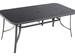 Table et chaises de jardin en textilène 