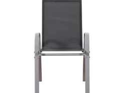 Table et chaises de jardin en textilène 
