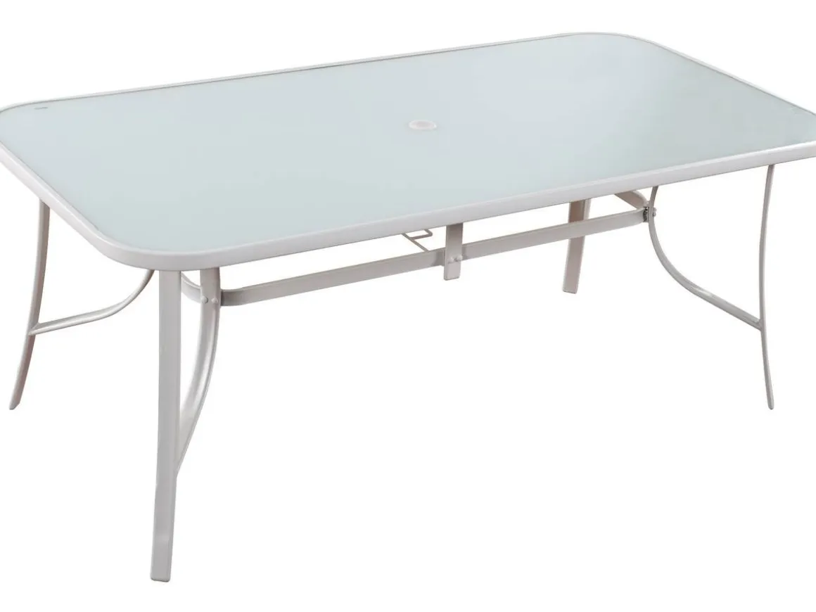 Table et chaises de jardin en textilène "Cordoba XL 180" - Phoenix - 8 places - Vert