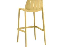 Table et chaises hautes de bistrot empilables