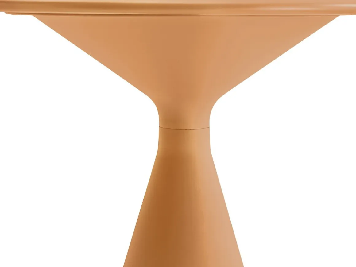 Table et chaises hautes de bistrot empilables "Vaena" - 2 places - Orange