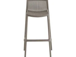 Table et chaises hautes de bistrot empilables 