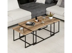 Table gigogne (3 pièces) en bois