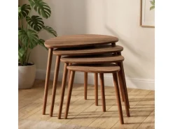 Table gigogne (4 pièces) en bois 