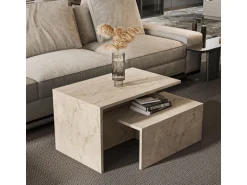 Table gigogne (2 pièces) en bois 