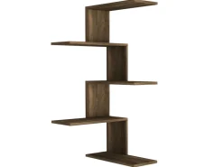 Étagère d'angle murale en bois