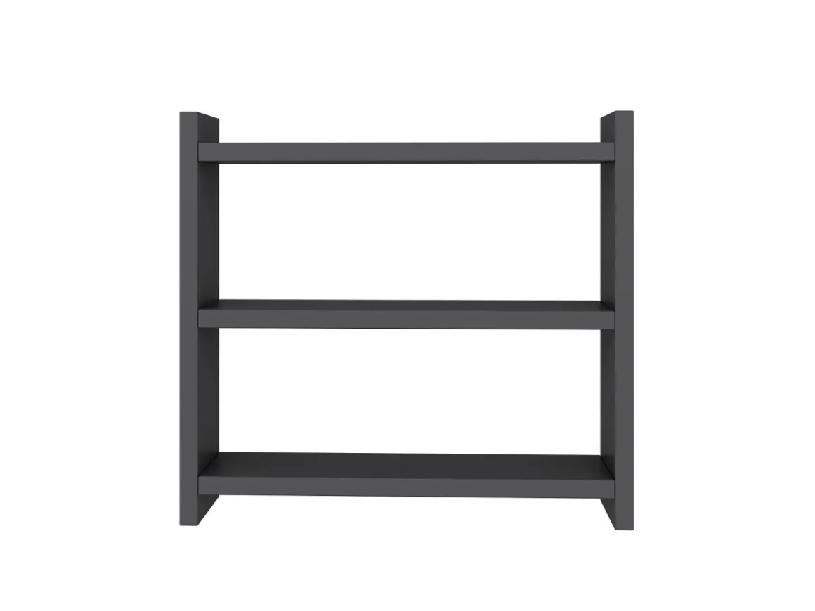 Étagère de cuisine en bois "Cosmic" - 44 x 10 x 40 cm - Gris anthracite