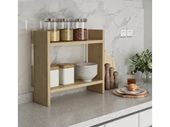 Étagère de cuisine en bois 