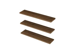 Étagère murale en bois "Boss" - 60 x 1 x 14 cm  - Noyer