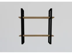 Étagère murale en bois "Buba" - 70 x 22 x 70 cm - Marron