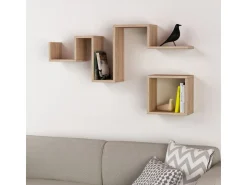 Étagère murale en bois