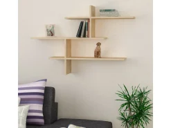 Étagère murale en bois 
