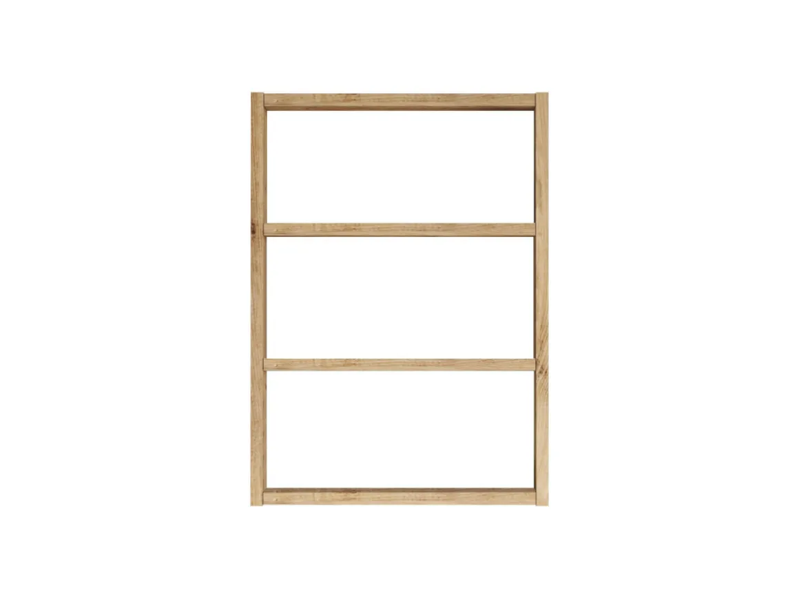 Étagère murale en bois "PR1" - 43 x 9 x 60 cm - Pin atlantique