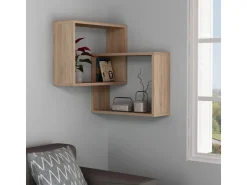 Étagère murale en bois 