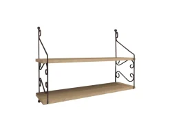 Étagère murale en bois "Seramoni" - 72 x 22 x 51 cm - Chêne