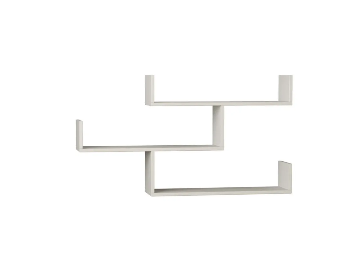 Étagère murale en bois "Tibet" - 119 x 23 x 66 cm - Blanc