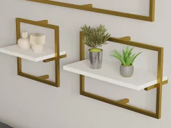 Étagère murale en bois
