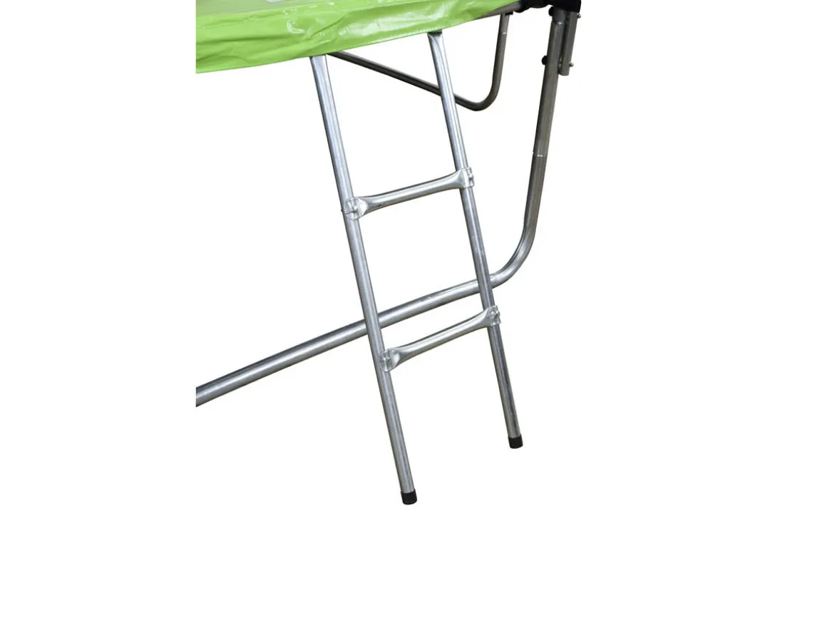 Trampoline "Yoopi" - Ø 3.65 m - Avec filet + échelle + couverture + kit d'ancrage