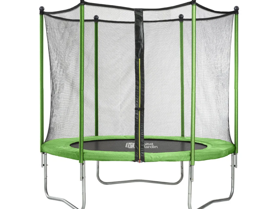 Trampoline "Yoopi 2" - Ø 3.05 m - Vert