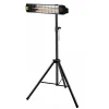 Trépied pour Radiateur électrique - 1.1-1.8 m - Noir