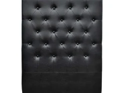 Tête de lit capitonnée "Déco" - 99 cm - Noir - En PVC