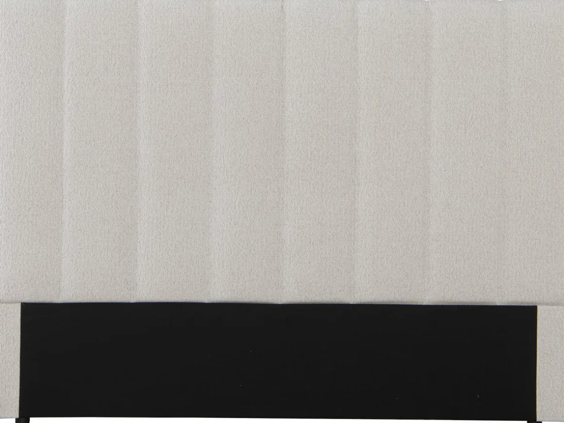 Tête de lit en tissu texturé "Val Thorens" - Beige - 140 cm