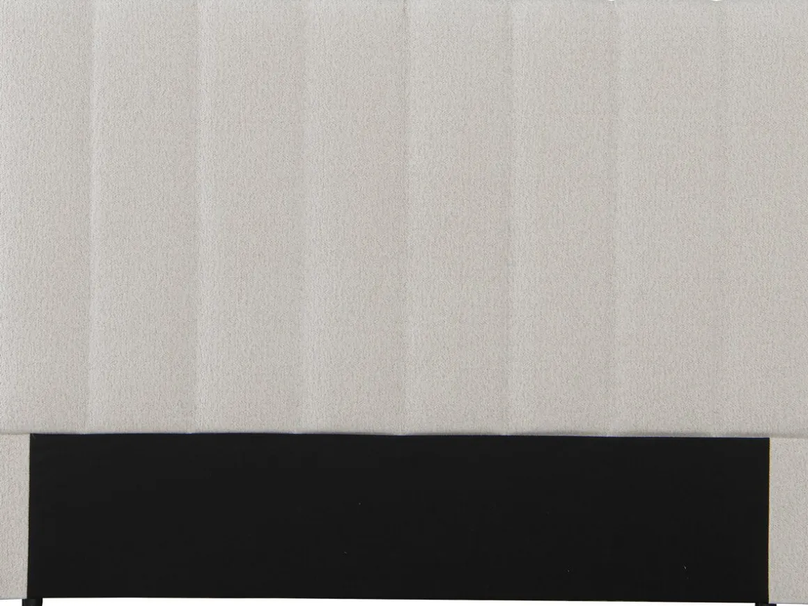Tête de lit en tissu texturé "Val Thorens" - Beige - 160 cm