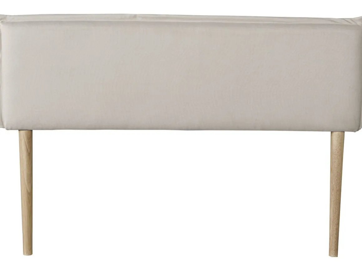 Tête de lit "Jessica" en lin - 140 cm - Beige