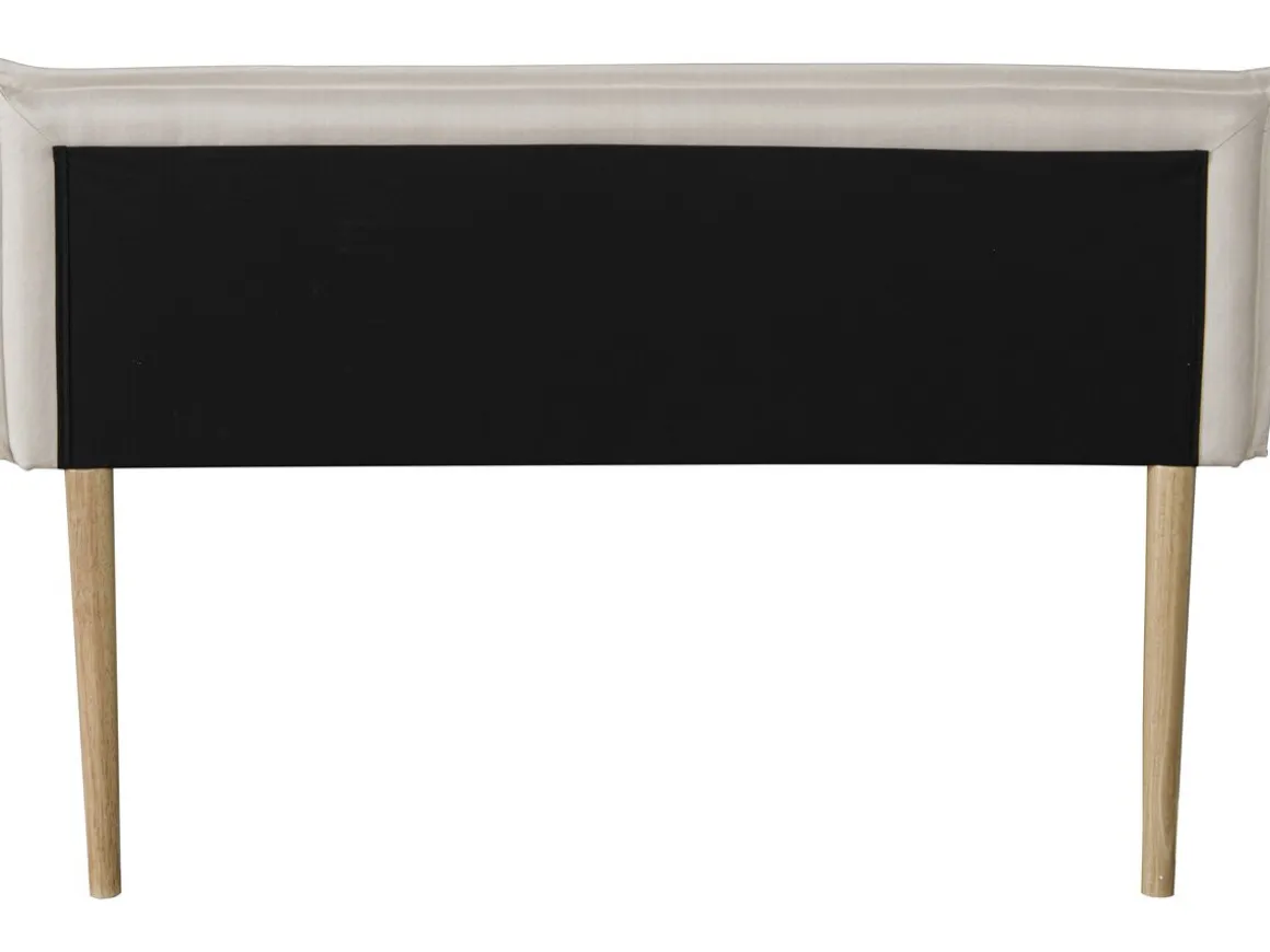 Tête de lit "Jessica" en lin - 140 cm - Beige