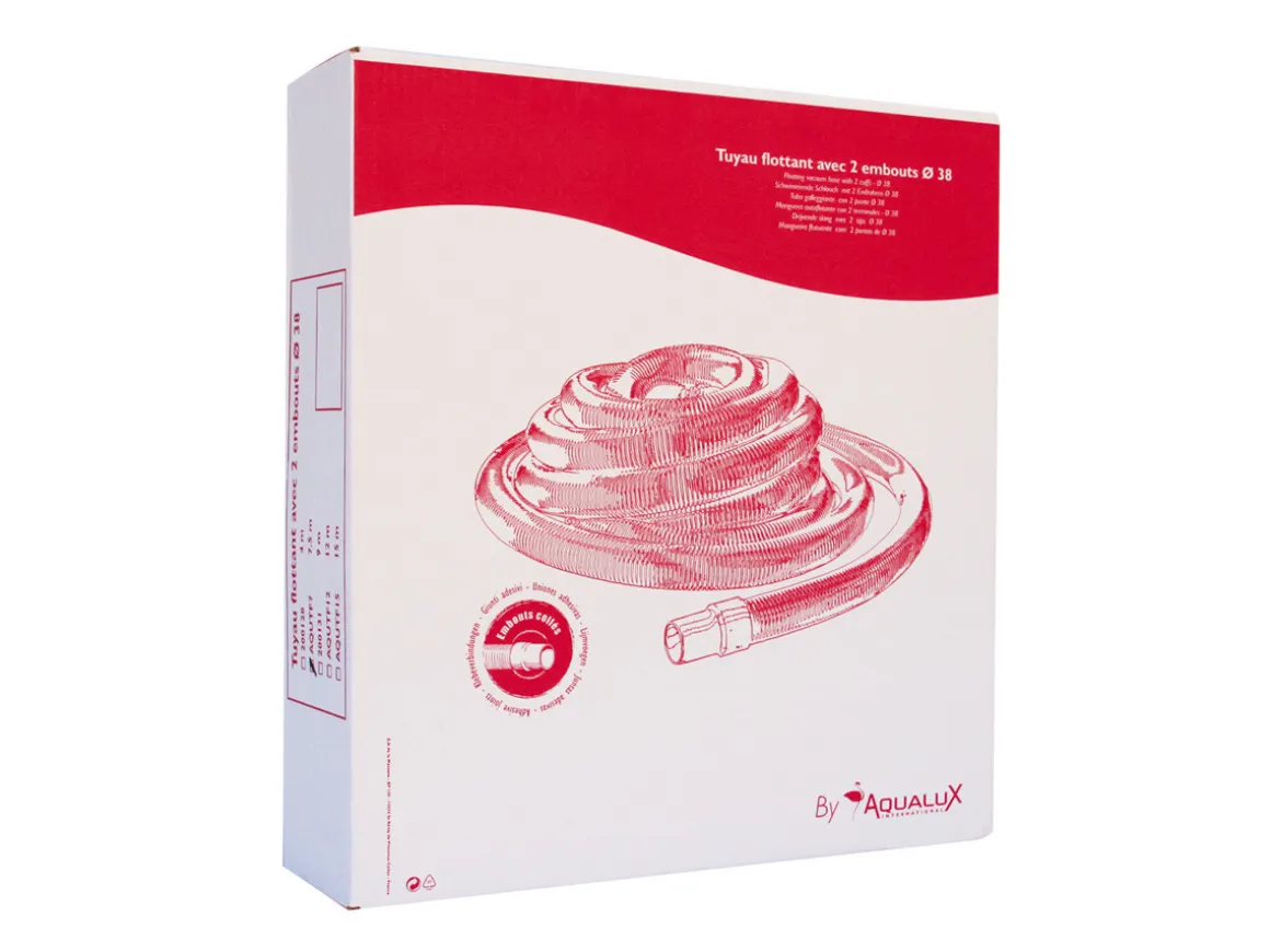 Tuyau flottant 2 embouts pré-découpé - 4 m, Ø 38 mm