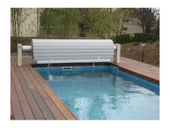Volet roulant hors sol "Sylver Roll " pour piscine Tampa