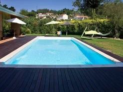 Piscine acier enterrée rectangle fond plat "Sunkit" - 6.00 x 3.00 x 1.40 m + Projecteur Led 12 V