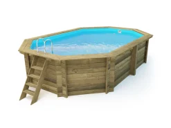 Piscine bois " Miami 145  " - 4.86 x 3.36 x 1.45 m